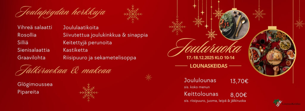 Lounaskeidas joululounas
